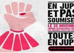 Toutes en jupes contre la violence faite aux femmes !